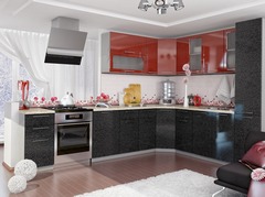 Угловые готовые кухонные гарнитуры в Новосибирске