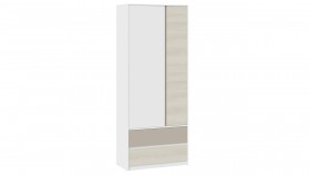 Шкаф для одежды комбинированный «Сканди» Дуб Гарден/Белый/Глиняный серый в Новосибирске - katalogmebeli.com | фото