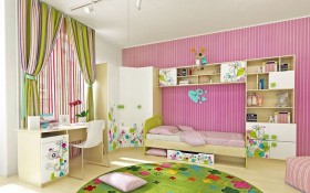 Детская комната Флёр (Белый/корпус Клен) в Новосибирске - katalogmebeli.com | фото 4