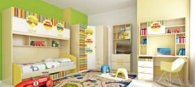Детская комната Клаксон (Бежевый/корпус Клен) в Новосибирске - katalogmebeli.com | фото 5