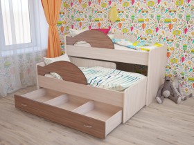 Детская кровать Радуга 1600 в Новосибирске - katalogmebeli.com