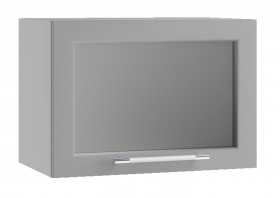Гарда ВПГС 500 шкаф верхний горизонтальный со стеклом Белый в Новосибирске - katalogmebeli.com | фото