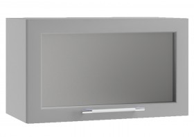 Гарда ВПГС 600 шкаф верхний горизонтальный со стеклом Белый в Новосибирске - katalogmebeli.com | фото