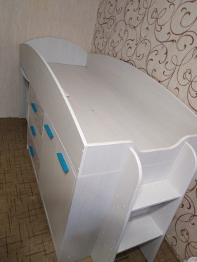 Каприз-11 Кровать-чердак с рисунком в Новосибирске - katalogmebeli.com | фото 3