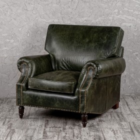 Кресло кожаное Лофт Аристократ (ширина 1070 мм) в Новосибирске - katalogmebeli.com | фото