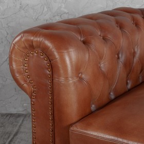 Кресло кожаное Лофт Честер (кожа) в Новосибирске - katalogmebeli.com | фото 3