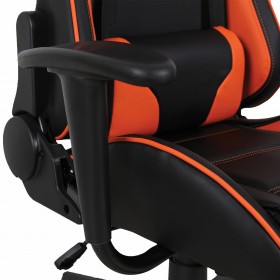 Кресло компьютерное BRABIX GT Racer GM-100 (черный, оранжевый) в Новосибирске - katalogmebeli.com | фото 3