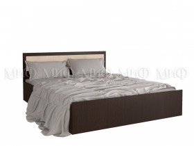 Кровать 1,4 Фиеста (Венге/Дуб беленый) в Новосибирске - katalogmebeli.com | фото