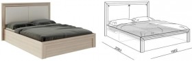 Кровать 1,6 Глэдис (М32) с подъемным механизмом Распродажа в Новосибирске - katalogmebeli.com | фото 2