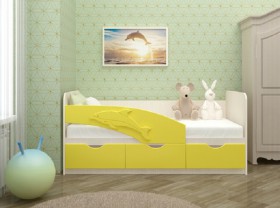 Кровать детская 1,6м Дельфин (Розовый металлик) в Новосибирске - katalogmebeli.com | фото 3