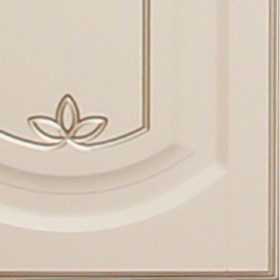 Кухонный гарнитур "Бергамо 1.6" белый/крем патина платина в Новосибирске - katalogmebeli.com | фото 2