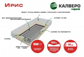 Матрас IRIS 1400*2000 в Новосибирске - katalogmebeli.com | фото