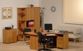 Мебель для персонала Рубин 42 Светлый миланский орех в Новосибирске - katalogmebeli.com | фото 2