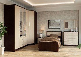 Модульная спальня Фиеста в Новосибирске - katalogmebeli.com | фото 3