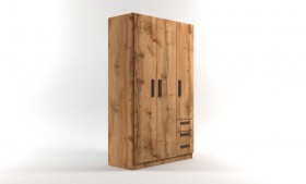 Шкаф 3-х створчатый с ящиками Шервуд (Дуб Вотан) в Новосибирске - katalogmebeli.com | фото 1