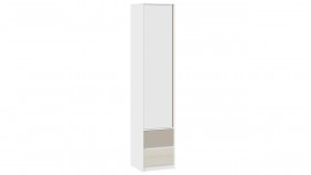 Шкаф для белья комбинированный «Сканди» Дуб Гарден/Белый/Глиняный серый в Новосибирске - katalogmebeli.com | фото 1