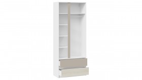Шкаф для одежды комбинированный «Сканди» Дуб Гарден/Белый/Глиняный серый в Новосибирске - katalogmebeli.com | фото 5