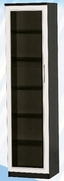 Шкаф средний со стеклодверью ДЛЯ ГОСТИНОЙ ШСС-450 Венге/Дуб выбеленный в Новосибирске - katalogmebeli.com | фото 1