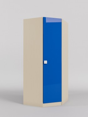 Шкаф угловой (угловая секция) Скай люкс (Синий/корпус Клен) в Новосибирске - katalogmebeli.com | фото 1