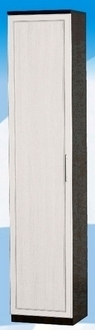 Шкаф высокий ДЛЯ ГОСТИНОЙ ШВ-450 Венге/Дуб выбеленный в Новосибирске - katalogmebeli.com | фото