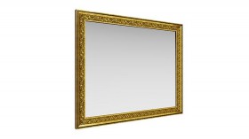 Зеркало навесное "Айрум"/(дуб кальяри / профиль: золото с орнаментом) в Новосибирске - katalogmebeli.com | фото 1